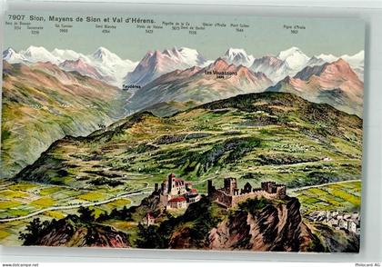1950 Sion Sitten - Mayens de Sion Val d'Herens - 39697694