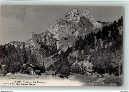 1896 Vouvry - Hotel du lac Taney - Tanay et les Jumelles - 11061416