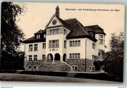6340 Baar 1924 Foto AK Schulhaus - 13302058