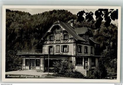 6340 Baar Foto AK Gasthaus Höllgrotten - 10749754