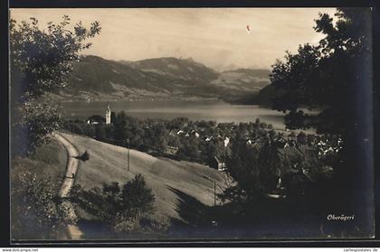 AK Oberägeri, Panorama mit Bergen