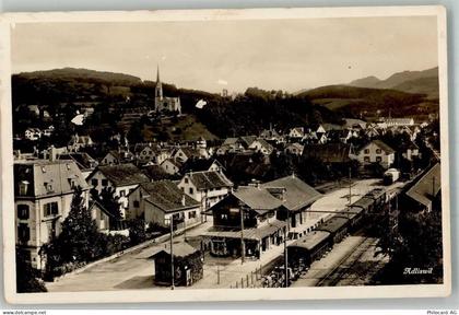 8134 Adliswil Foto AK Bahnhof Eisenbahn - 13556395