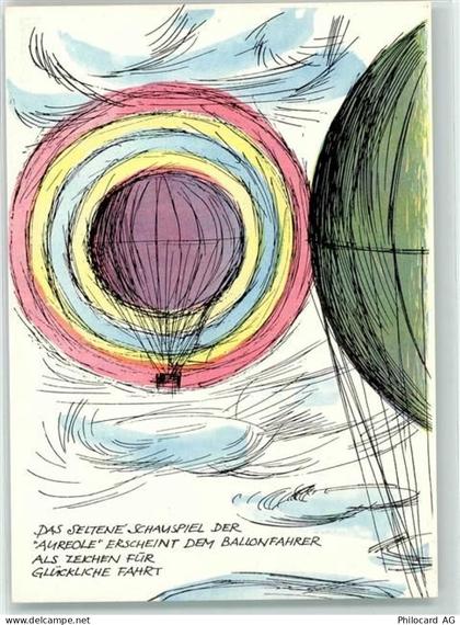 8484 Theilingen - Ballonpost Schlieren Zürich Fred Dolder Freiballon OMO... - 10603581