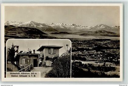 8915 Hausen am Albis - Gasthaus Wirtschaft Albishorn Station Sihlwald - 10603985