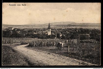 AK Rafz, Teilansicht mit Kirche