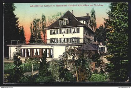AK Rüschlikon am Zürichsee, Kurhaus & Restaurant Nidelbad