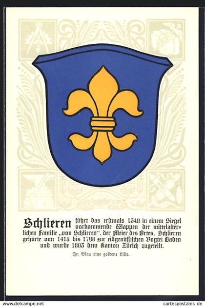 AK Schlieren, Wappen der Stadt Schlieren