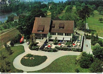 Au ZH Landgasthof Halbinsel Au am Zuerichsee Fliegeraufnahme