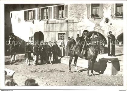 Bubikon Kreuzritter-Spiel Pferde Auffuehrung 1936