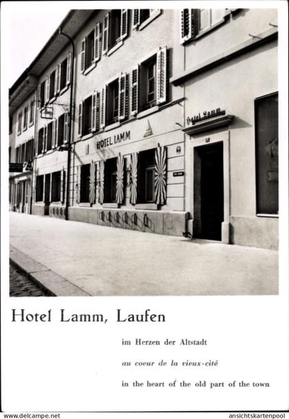 CPA Laufen Uhwiesen Kanton Zürich, Hotel Lamm