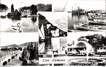 CPSM Lac Leman sur le lac Thonon le Port Chateau de Chillon