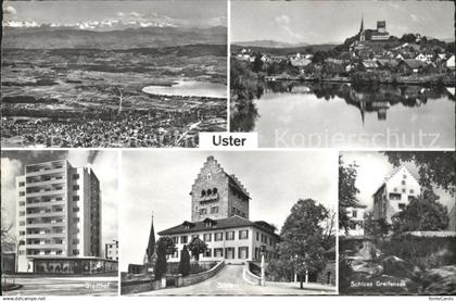 Uster ZH Panorama Schloss Greifensee Stadthof