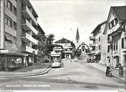 Wallisellen Bahnhof und Kirchstrasse Autos