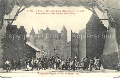 Wiedikon Theaterauffuehrung Drama Wilhelm Tell Schiller
