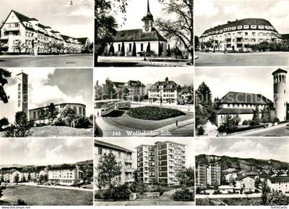 Wollishofen ZH Kirchen u. Teilansichten