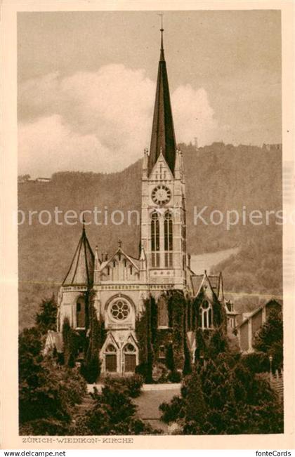 Zuerich ZH Wiedikon Kirche