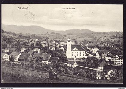1919 gelaufene AK aus Bäretswil. Gestempelt Bäretswil