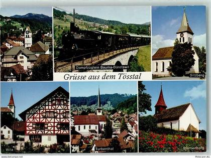 8494 Bauma - Tösstal Bauma Dampfzüglein Bauma-Bäretswil Sitzberg Wila Tu... - 10280882