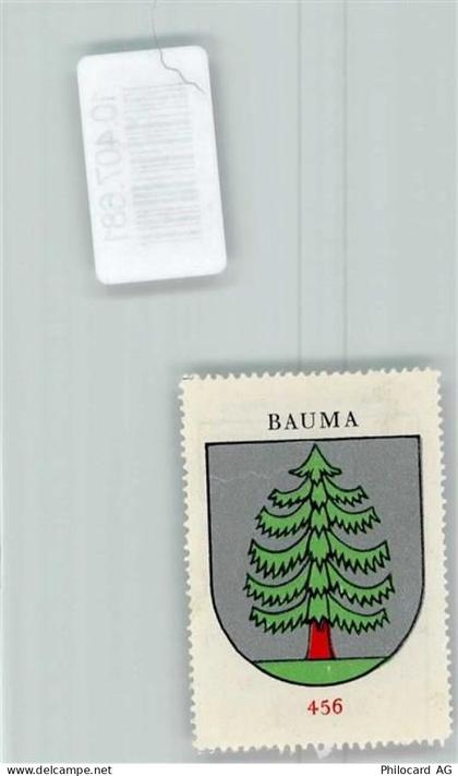 8494 Bauma - Vignette Wappen Kaffee Hag 1920-1940 - 10407681