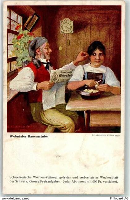 8157 Dielsdorf Gebrauchsspuren Wehntaler Bauernstube Mittelbug Künstlerk... - 39491150