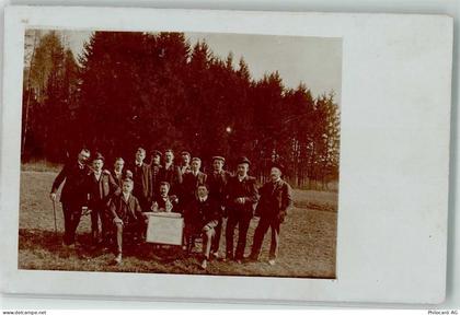8953 Dietikon 1917 Privatfoto AK Deutscher Club 1909 Gemütlichkeit Grupp... - 13970274