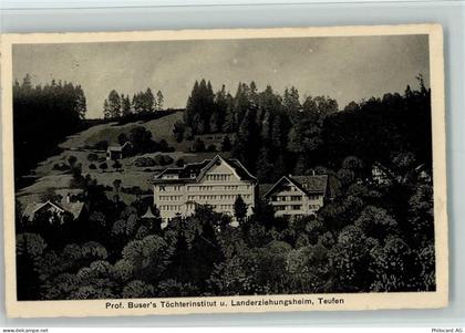 8428 Teufen ZH 1917 - Prof. Busers Töchterinstitut und Landerziehungshei... - 10137559