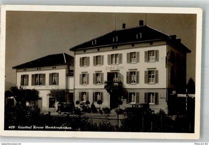 8634 Hombrechtikon 1922 Foto AK Gasthaus Krone - 13585899