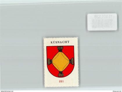 8700 Küsnacht ZH - Vignette Wappen Kaffee Hag ca 1920-1940 Küsnacht - 11101128