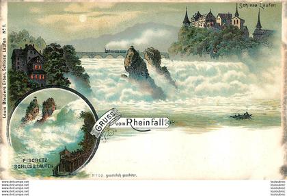 GRUSS VOM RHEINFALL  SCHLOSS LAUFEN