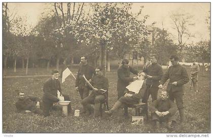A-16 7037 :  SOLDATS CARTE PHOTO  OTTENBACH  16 AVRIL 1916 LE BARBIER