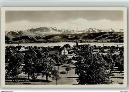 8330 Pfäffikon ZH - Blick nach Pfäffikon mit den Alpen - 13110035