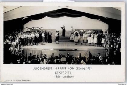 8330 Pfäffikon ZH - Jugendfest 1931 Festspiel - 51424924