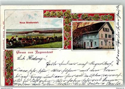 8105 Regensdorf 1901 - Neue Strafanstalt - 13607132