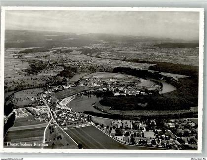 8462 Rheinau 1955 Foto AK Fliegeraufnahme - 10749437