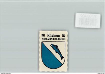 8462 Rheinau - Vignette Wappen Kaffee Hag ca 1920-1940 - 11100402