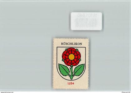 8803 Rüschlikon - Vignette Wappen Kaffee Hag ca 1920-1940 - 11101840