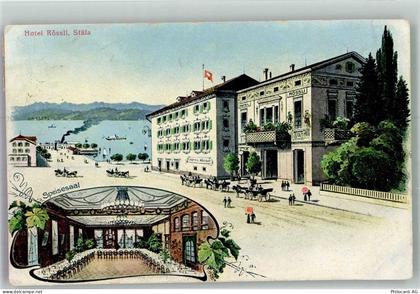 8712 Stäfa Foto AK Hafen Hotel Rössli Speisesaal - 13596465
