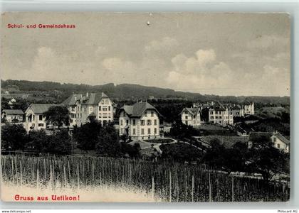 8707 Uetikon am See 1909 - Schul- und Gemeindehaus - 13218113