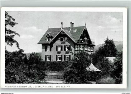 8707 Uetikon am See Foto AK Pension Abendruh - 13218261