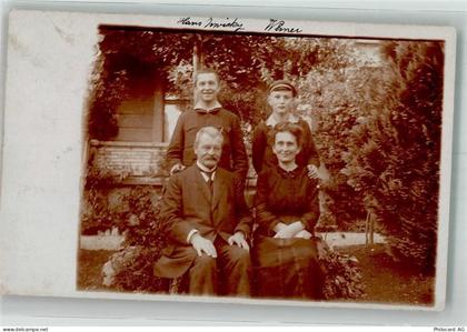8304 Wallisellen 1915 Privatfoto AK Ort handschriftlich Familienfoto - 38194435