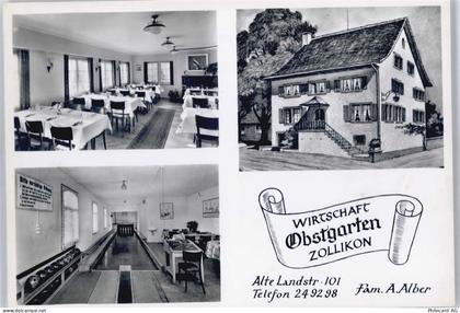 8702 Zollikon - Wirtschaft zum Obstgarten - 50564228