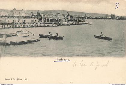 [-5%] SUISSE - Zurich - Lac de Zurich - Vue densemble - Carte Postale Ancienne