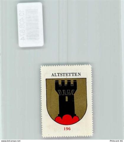 8000 Altstetten - Vignette Wappen Kaffee Hag ca 1920-1940 Turm - 10408874