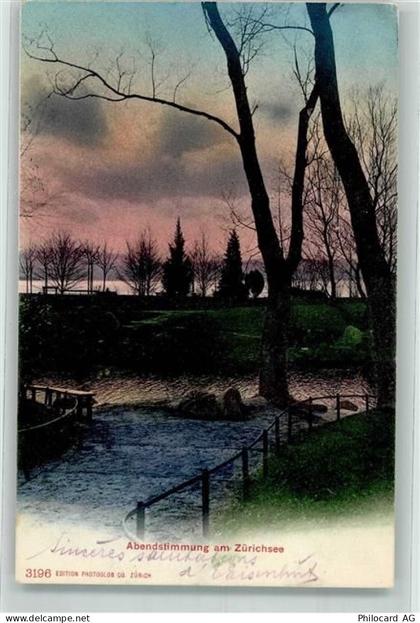 Zürichsee 1904 - Abendstimmug - 39696658