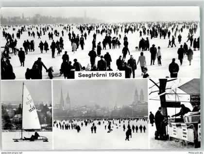 Zürichsee - Seegfrörni 1963 - 39695524