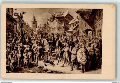 5620 Bremgarten AG Gebrauchsspuren Zwingli in Bremgarten Gedenk Postkart... - 10592250