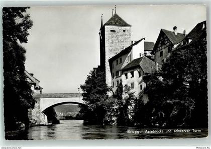 5200 Brugg AG - Aarebrücke schwarzer Turm - 39402530