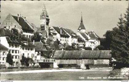 Bremgarten AG Bremgarten Reussbruecke o 1956