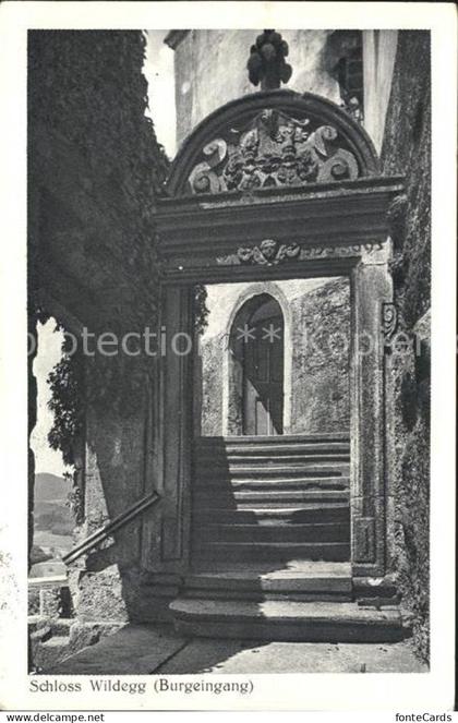 Wildegg Schloss Wildegg Burgeingang