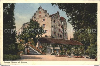Wildegg Schloss Wildegg mit Burghof